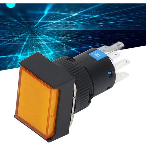 Drucktaster für Industrieanlagen BEM-LA16-22D-JY AC/DC12V (1/5)