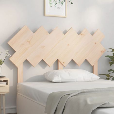 Tête de lit pour Lit adulte，Panneau de lit，Décoration murale 132x3x81 cm Bois massif de pin XZZ68718 (1/5)