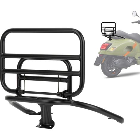 Porte-Bagages pour GTS 300 - PSLER pour GTS Super GTV GT 60 125cc 200cc 250cc 300cc Arrière Transporteur Accessoires Moto Noir (1/5)