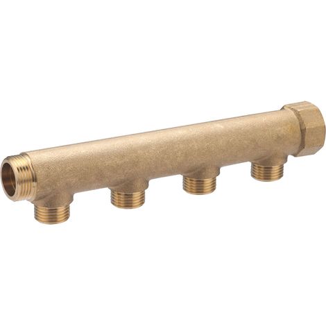 Collettore femmina MF3/4' (20x27), 4 uscite maschio M1/2' (15x21) distanti 50 mm NOYON & THIEBAULT - 3020-4ET (1/5)