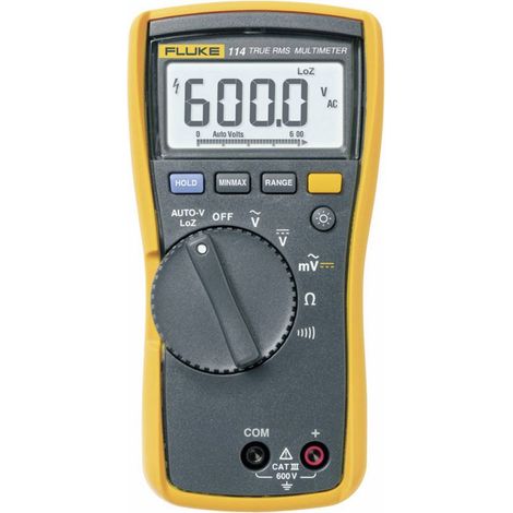 Fluke 114 Multimetro portatile digitale CAT III 600 V Display (Counts): 6000 (1/2)