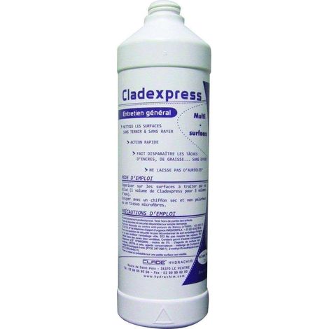 Clade express nettoyant multi usage le bidon de 1l - HYDRACHIM - Nettoyant multi-surfaces