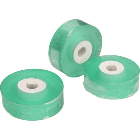 Ruban de greffage professionnel extensible et auto-adhésif vert pour la réparation des bourgeons de plantes, fleurs et arbres fruitiers (1/5)