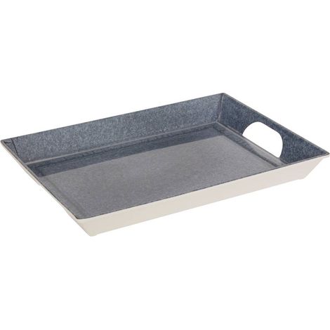 Vassoio a marsupio 40,6x29,6cm blu - Atmosphera créateur d'intérieur