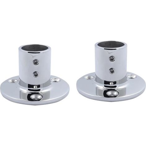 Support de Montage sur Rail en Acier Inoxydable 316 à 90 degrés, 2 pièces, 22mm 25mm, Vernis Miroir, matériel de Bateau Marin, raccord de Montage de Base sur Rail(22mm) (1/5)