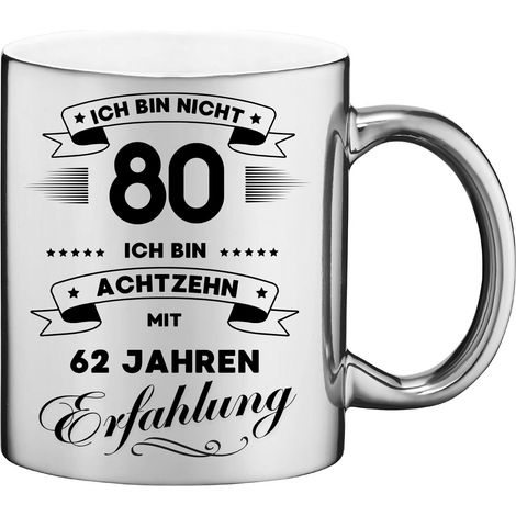 Taza divertida, regalo para un 80 cumpleaños