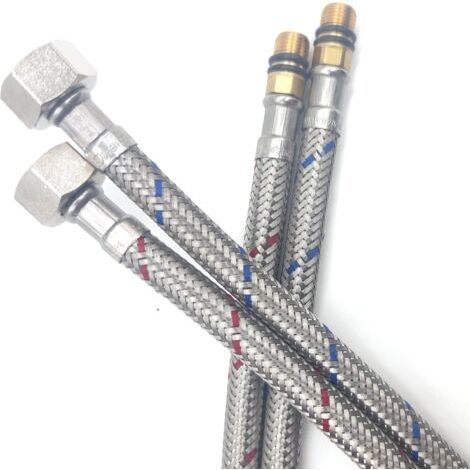 Robinet extractible tuyau d'eau chaude et froide G3/8 x M10 robinet d'eau chaude et froide raccords de tuyauterie