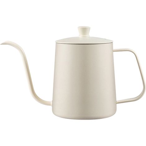 Cafetière Manuelle - Cafetière À Filtration Manuelle En Acier Inoxydable Épais - Bec Long Et Fin - Accrochage Par Oreille - 600 Ml