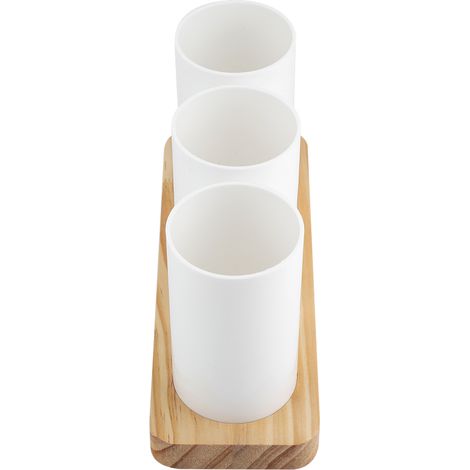 Porte-baguettes en bois de chêne, boîte de rangement pour couverts, égouttoir, organiseur de couteaux, outils de cuisine (1/5)