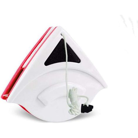Brosse de nettoyage magnétique double face pour vitres, spécialement conçue pour les doubles vitrages d'une épaisseur de verre de 15 à 24 mm. (1/5)
