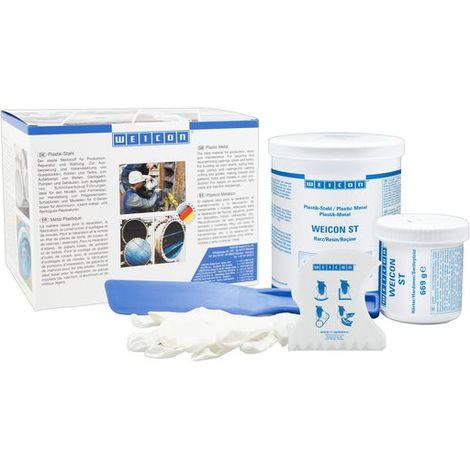 Epoxidharz zum Spachteln Weicon ST hellgrau 2 kg