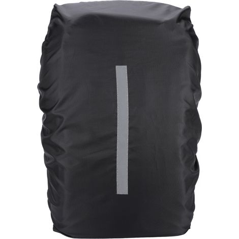 Housse De Protection - Nylon Imperméable Et Résistant - Pour Sac À Dos Et Valise - Avec Bande Réfléchissante - 1 Pièce (1/5)