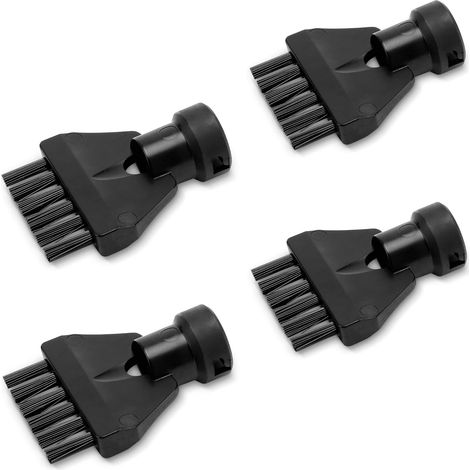 Juego de 4 cepillos para juntas para todas las limpiadoras a vapor Kärcher SC EasyFix y Deluxe, color negro (1/5)