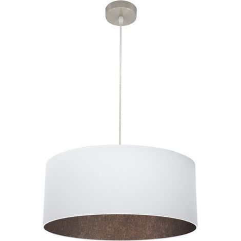 Colgante Tatiana 1xe27 Niquel/blanco-oxido Regx50x50 Cm (1/2)