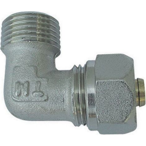 RACCORDO CURVO MASCHIO TIEMME 1&quot x 32