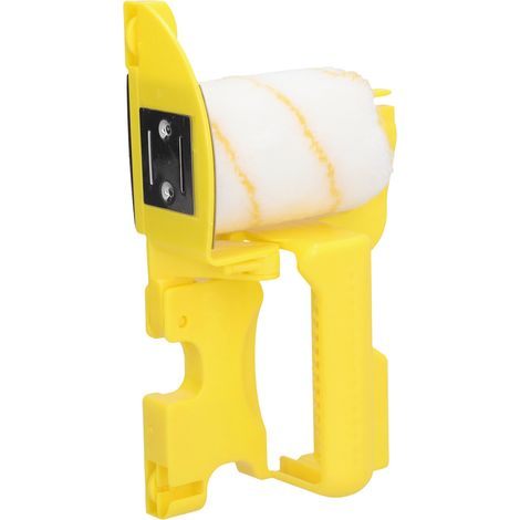 Rouleau de Peinture Léger et Portable en ABS pour Portes, Fenêtres et Murs - Pinceau Durable