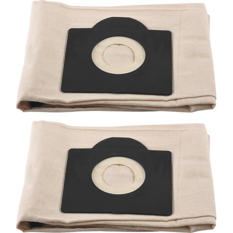 Lot de 2 sacs filtrants lavables pour aspirateur Karcher WD3 Premium WD3200 SE4001 WD3300 WD2 SE 4000 MV3 (1/5)