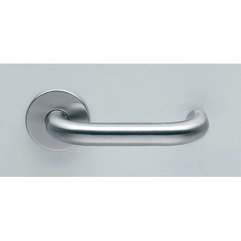 Béquille u19 sur rosace - Carré : 7 mm - Décor : Inox mat - Matériau : Inox 304 - NORMBAU (1/2)