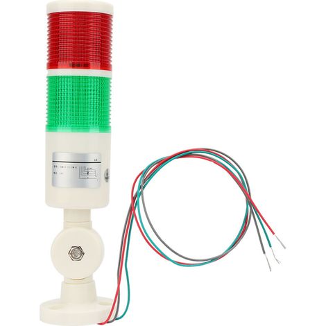 Bem-X-50-2W-D Luce LED per macchine CNC, indicatore con base pieghevole, luce di segnalazione rossa/verde per apparecchiature meccaniche -Crezuo