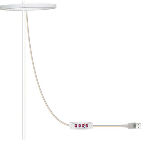 LED-Pflanzenleuchte mit 5 dimmbaren Modi und USB-Timer für Sukkulenten und Topfpflanzen