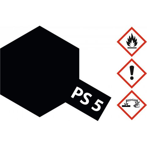 PS-5 Black Polycarbonate 100ml