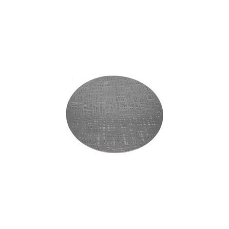 Sottopiatto rotondo silver Fade Intreccio cm 38