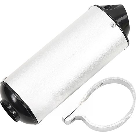 ATV Muffler 28mm Métal hors route Moto Réduction du bruit Installation facile, polyvalent et pratique (1/5)