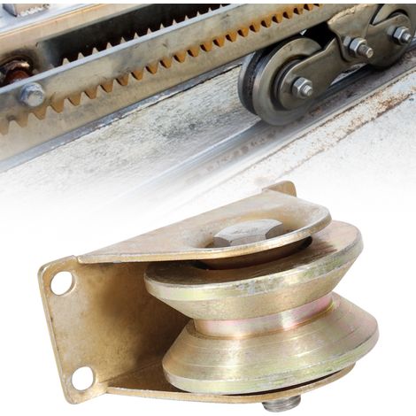 2 galets de roulement en acier de 60 mm de diamètre pour porte coulissante (1/5)