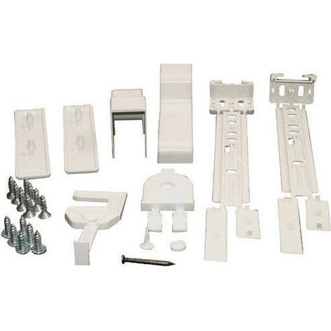 Kit de fixation porte à glissière pour réfrigérateur – Pièce détachée compatible Bosch – Installation facile et rapide – Accessoire essentiel (1/3)