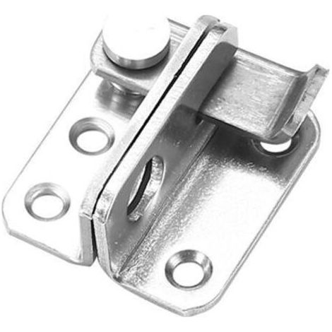 Coulissante Serrure Volet Loquet Porte Verrou Portail à Bascule Boulon avec Vis pour Porte, Fenêtre, Placard et Jardin, Finition Brossée (1/5)