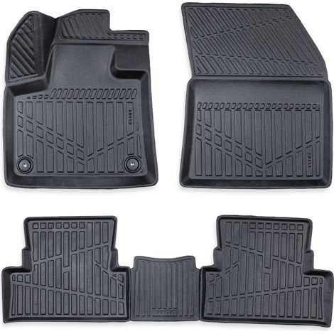 Lot de 4 tapis de sol 3D en caoutchouc pour l'habitacle Erpassan - PEUGEOT 3008 II 2017-2024