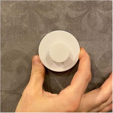 2er-Set Saugnapfhaken fürs Badezimmer – Weiß (Weiß) 6,2 x 6,2 x 3,5 (1/5)