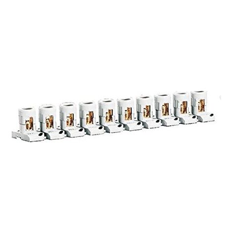 Regleta de paso separable 10 bornas 2x6mm LEGRAND 34000