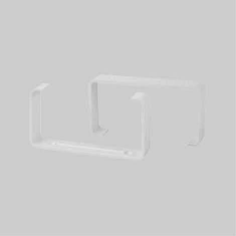 Kit staffe fermatubo per tubo rettangolare mm 110x55 - confezione 2 pezzi PES