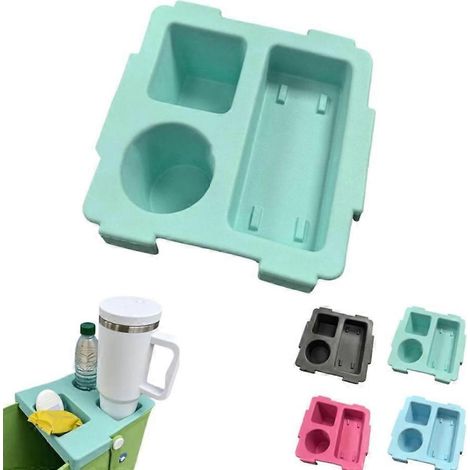 Couvercle de rangement pour gobelet, porte-téléphone et plateau supérieur compatible avec les sacs Stanley et Bogg Bag.