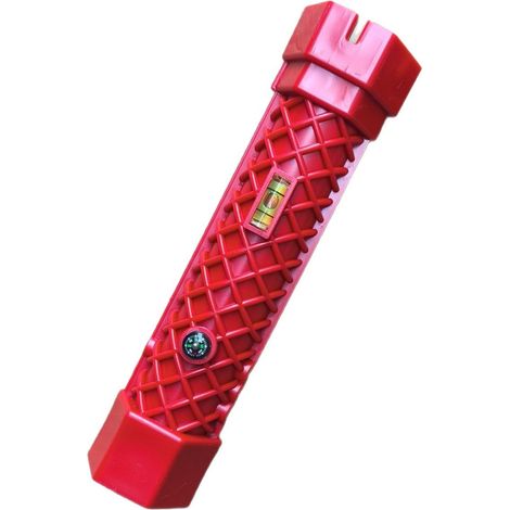 12-in-1 Wasserhahnschlüssel für Spülbecken und Wasserhähne, Universalwerkzeug mit Auszieher (rot, 224 mm lang) (1/5)