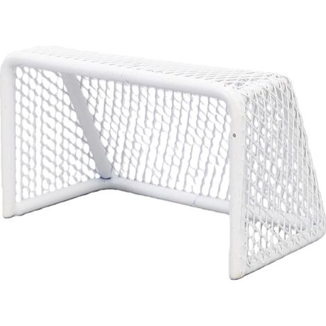 Porta da calcio in miniatura per casa delle bambole, attrezzatura sportiva portatile e pratica, bianca realistica, decorativa (1/5)