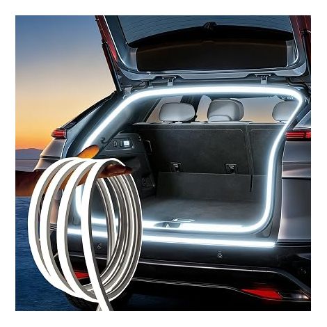 LED Car Interior Lighting Strip Light Trunk Car 4M Cuttable White (1/5)