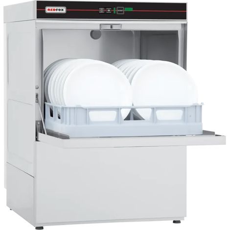 Lave-vaisselle frontal revêtement simple 50x50 - 400 V REDFOX - QQI 52 T - REDFOX