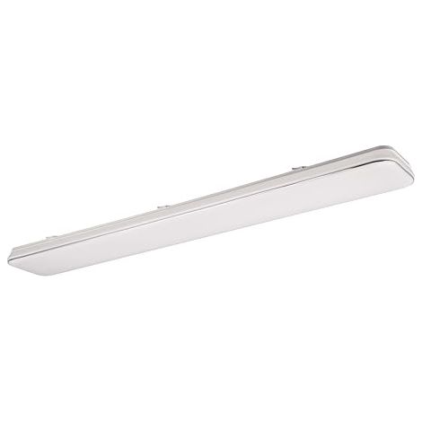 REALITY LEUCHTEN PLAFONNIER LED BLANCA R64144401, PLASTIQUE BLANC MAT/CHROME, AVEC LED 46 WATT, VARIATEUR D'INTENSITÉ