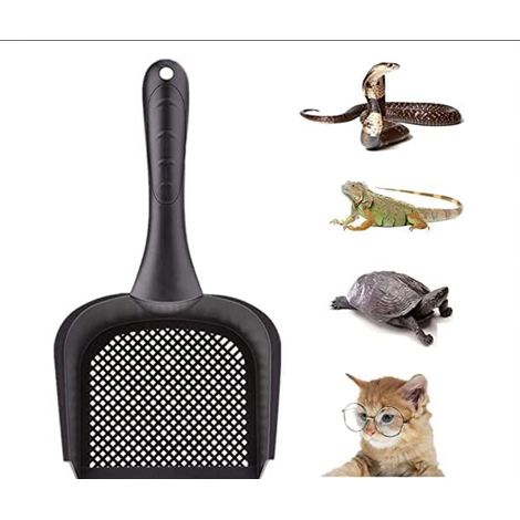 1 Pelle à litière pour Chat, Pelle pour Chat, Pelle pour Reptile, Sable, Petite Tamis pour Terrarium, Nettoyage de litière (1/5)