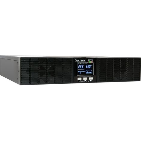 Vultech GS-1KVAS-RK sistema de alimentación ininterrumpida (UPS) Doble conversión (en línea) 1 kVA 1000 W 8 salidas AC (1/5)