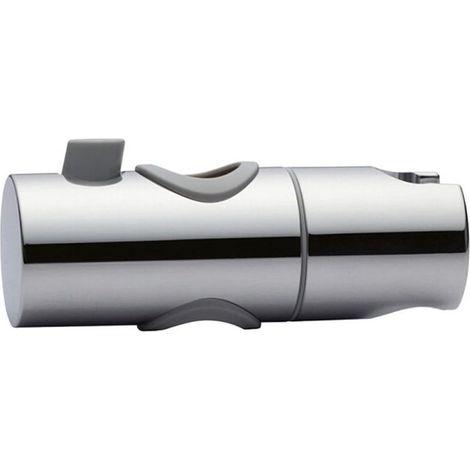 Soporte de altura regulable para cabezal de ducha con barra deslizante, soporte para cabezal de riel, soporte para ducha de mano, soporte para cabezal de ducha giratorio de 360 grados, acabado cromado (1/5)