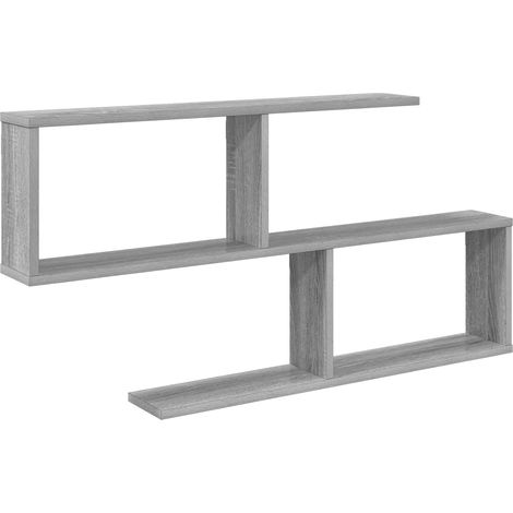 Maison Exclusive - Wandregal Sonoma-Grau 100 x 12 x 50,5 cm Holzw (1/5)