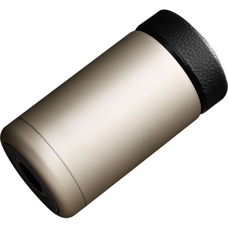 Bouteille isotherme en acier inoxydable 380 ml, couleur champagne, idéale pour les étudiants et les voyages. Parfaite pour le camping et les activités de plein air. (1/5)