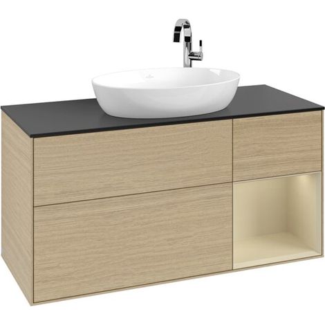 Villeroy & Boch F952HJPC meuble sous-lavabo Finion F95 (1/3)