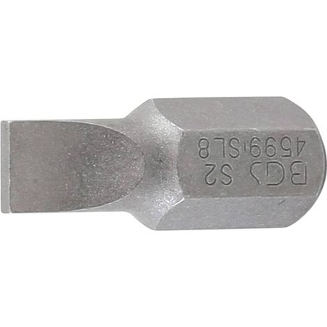 Embout Hexagonal Mâle 10 mm (3/8\) - L. 30 mm, Plat 8 mm - Transmission Fiable et Précise - Acier - D-Work