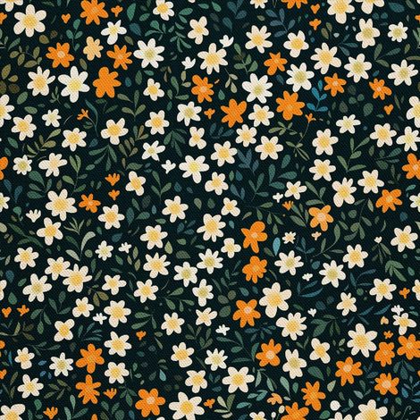 TISSUS DÉCORATIFS D'EXTÉRIEUR OXFORD - Motif Fleurs I DX5609 (1/5)