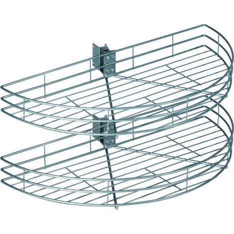 Ferrure d'angle carrousel 1/2 rond ABAKOU