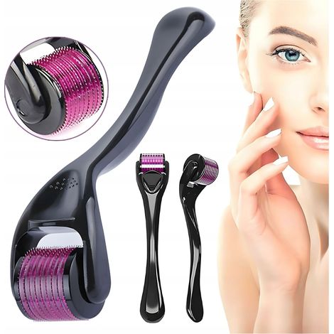 Rullo per mesoterapia Derma Roller con 540 aghi da 0,5 mm per viso e corpo. (1/5)